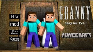 Granny Chapter Two Minecraft Atmosphere  Full Gameplay [upl. by Kieran]