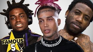 Famous 5 Rapper Clones  Kid Buu Gucci Mane Kodak Black [upl. by Tam]