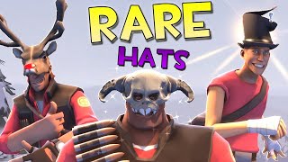 TF2 Extremely Rare Hats Painted Weapons UNUSUAL GIBUS amp More Viewer Requests [upl. by Feeney]