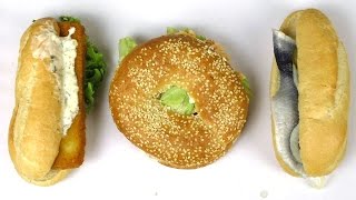 Fish Sandwiches and Bagel Nordsee Restaurant [upl. by Hoo]