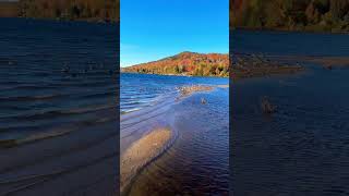 Lac Tremblant Quebec Canada 🇨🇦 mountains nature hiking travel lakeautumnbeautifulrelaxing [upl. by Nirik]