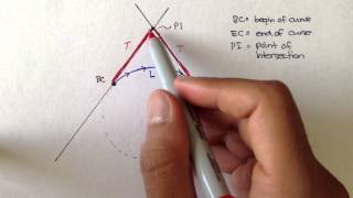 Advanced Geomatics Horizontal Curves Part 2 [upl. by Llirret]