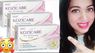 KOZICARE SKIN WHITENING SOAP  Skin care  Soap Review amp Demo  How to Use Kozicare Soap [upl. by Kenneth]