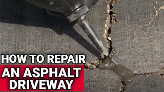 How To Fill Asphalt Gaps and Cracks  Ace Hardware [upl. by Southworth]