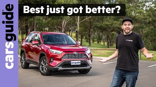 2022 Toyota RAV4 review Does the facelifted SUV reset the benchmark Petrolelectric hybrid tested [upl. by Weisbrodt]