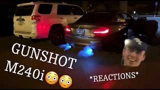 GUNSHOT EXHAUST REACTIONS [upl. by Lledraw]