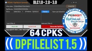 Como Descargar el DpFileList Generator 15 Para PES151617 100Funcional [upl. by Bowman]