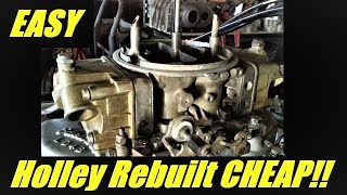 Rebuilding a Holley Double Pumper DIRT CHEAP [upl. by Nations]