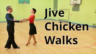 Jive Intermediate Dance Routine with Chicken Walks [upl. by Airotkiv]