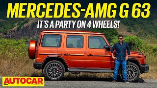 2024 MercedesAMG G 63 review  Mad fun  Autocar India [upl. by Fleck479]