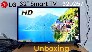 LG 32 inch 32LQ57 HD Smart TV  Unboxing in TAMIL [upl. by Asserak]