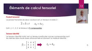 Cours 1  Calcul indiciel et tensoriel [upl. by Erual]