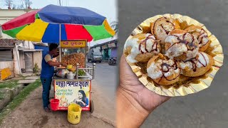 Eating Kolkatas Famous Dahi Fuchka  Panipuri Golgappa [upl. by Faustine]