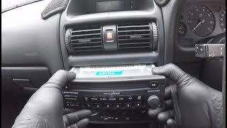 Vauxhall Opel Astra G Radio Removal  Holden TS Astra Radio Removal [upl. by Bud]