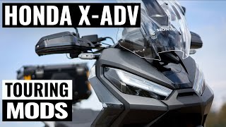 Honda XADV 750 Touring Mods [upl. by Anelak]