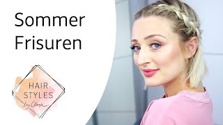 3 Sommer Frisuren für heiße Tage [upl. by Nad81]