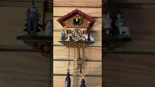 Trenkle quartz chalet cuckoo clock with Heidi and Peter  THE CUCKOO HAUS  SINGAPORE [upl. by Stanislaw]