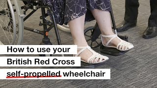 How to use your British Red Cross selfpropelled wheelchair [upl. by Eiddal]