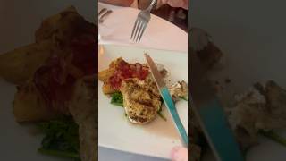 Fancy grilled swordfish steak dinner with veggies and crispy potatoes glutenfree seafood [upl. by Weston741]