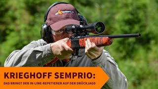 Krieghoff Semprio in 3006 Springfield Wir stellen den InLineRepetierer für die Drückjagd vor [upl. by Annetta8]