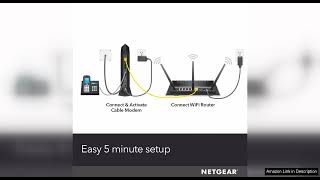 NETGEAR Nighthawk Cable Modem CM1200  Compatible with All Cable Providers For Review [upl. by Ueih]