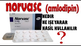 NORVASC Tablet Amlodipin Nedir Niçin Kullanılır Nasıl Kullanılır Yan Etkileri Nelerdir [upl. by Siddon]