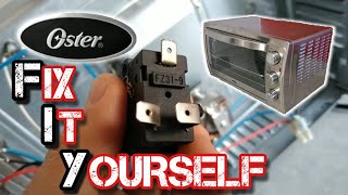 EASY TOASTER OVEN REPAIR quotMODEquot SWITCH REPLACEMENT [upl. by Alletnahs]