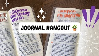 Journal Hangout 🌱 Watching Fall Movies Journaling Fountain Pen Writing [upl. by Sorcha]