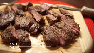 Venison BackStrap Recipe  Very Easy [upl. by Orbadiah]