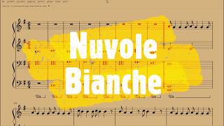 Nuvole Bianche  Spartito per pianoforte a 4 mani [upl. by Glad433]