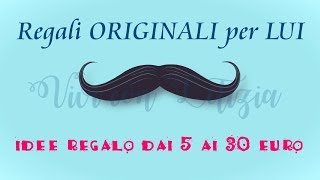 27 REGALI per LUI o per Papà originali  IDEE REGALO da 51015202530 euro [upl. by Ymassej282]