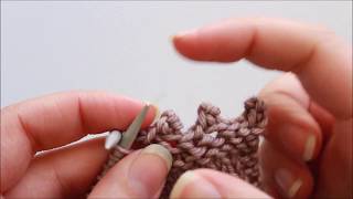 Picot Bind Off Method For Knitting [upl. by Nicolai]