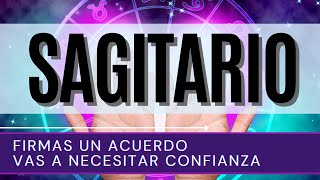 SAGITARIO HOY ♐  FIRMAS UN ACUERDO VAS A NECESITAR CONFIANZA  HOROSCOPO SAGITARIO ABRIL 2024 [upl. by Lavine]