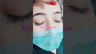 Easy Eyebrow shape tutorial share by marry saloon [upl. by Jabe181]