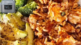 Mexican Chicken amp Rice Recipe Ninja Speedi [upl. by Rafaello519]