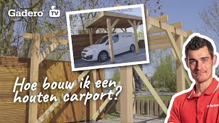 Hoe bouw ik een houten carport Ontdek hier ons stappenplan [upl. by Ayocal498]