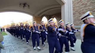 ND Band March Out 18 Nov 23 [upl. by Etam]