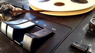 Old Tape Recorder Plays Recording Stock Footage [upl. by Hebner]