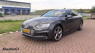 INSIDE the Audi A5 Sportback S Line 2018  Drive In Depth Review Interior Exterior [upl. by Eadrahs]