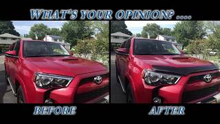 Hood protector  bug shield install on a Toyota 4Runner  Vital Point [upl. by Woodward621]