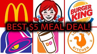 What Fast Food Restaurant Has The Best 5 Meal [upl. by Earezed]