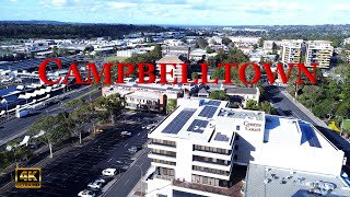 CAMPBELLTOWN by Drone in NSW Australia 4K 30fps [upl. by Cordle767]