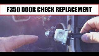 2006 Ford F350  How to replace the Door Check on the Truck [upl. by Hamid]