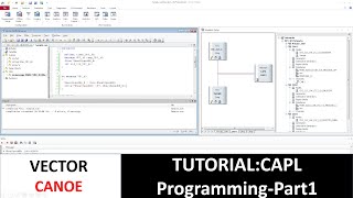 Vector CANoe CAPL Programming Part 1 [upl. by Alika]