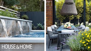 Stylish City Backyard With A Pool amp Sunken Lounge Area [upl. by Abran434]