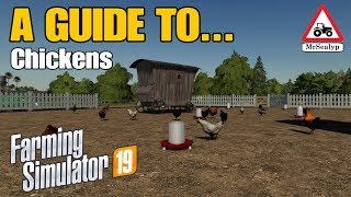 A Guide to Chickens Farming Simulator 19 PS4 Tutorial [upl. by Tia]