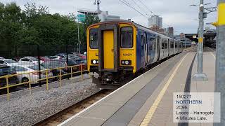 RUSH HOUR TRAINS at Leeds Train Station  17th June 2023 [upl. by Cheyne]