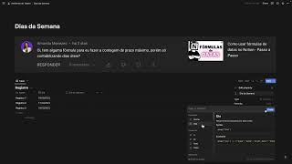 Como calcular somente dias úteis no Notion Fórmula  Passo a Passo [upl. by Aley]