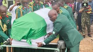 Burial Ceremony of Major Gen Olufunmilola Soleye [upl. by Arayt192]