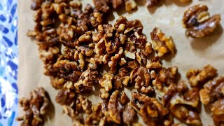 Candied Walnuts Recipe [upl. by Ellivro28]